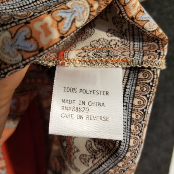 Cynthia Rowley Patterned Sleeveless Blouse size Small - Picture 7 of 9